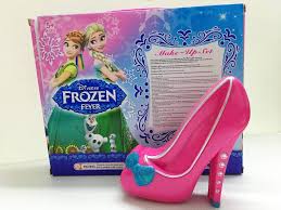 set in beautiful pink high heel box