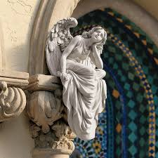 Details About Design Toscano Resting Grace Sitting Angel Sculpture Large