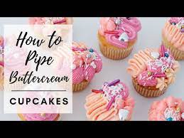how to pipe easy ercream cupcakes