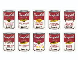 Large campbell's soup coloring sheet to design and cut out (can turn into a large collaborative display of soup cans)sheet of 4 smaller campbell's soup cans to design and make up 4 flavors (could. Expert View Andy Warhol Campbell S Soup Ii Christie S