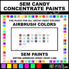 Sem Candy Concentrates Airbrush Spray Paint Colors Sem