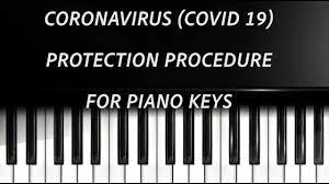 How to disinfect piano keys. Coronavirus Protection Procedure For Piano Keys Hollywood Piano