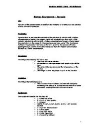 Biology Coursework  Osmosis   GCSE Science   Marked by Teachers com 