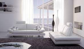 Gertrudes White Sofa Modern Living