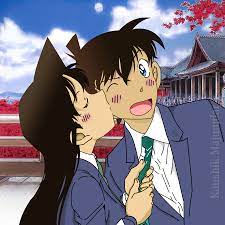 Ran kisses Shinichi by KaushikMajumdar on DeviantArt