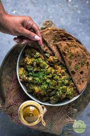 achari dahi bhindi indian okra curry