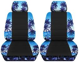 Blue Hawaiian Car Seat Covers