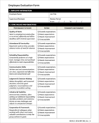Employee Review Forms Pdf Magdalene Project Org
