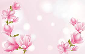 pink flowers vector art icons and