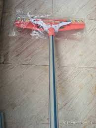 floor wiper with pvc pipes and rods at