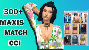 300 maxis match cc folder with links