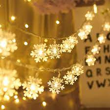 Mua Dài 3M 20 Đèn Led Bông Tuyết Xài Pin Decor Trang Trí Noel Giáng Sinh-  LED Christmas Snowflake String Lights giá rẻ nhất