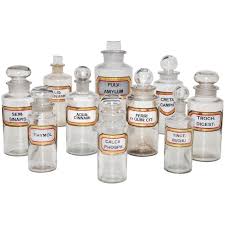 Pharmacy Bottles Apothecary Glass