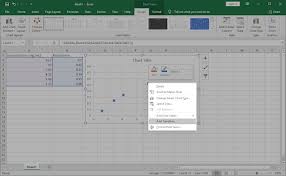 How To Add A Line Of Best Fit In Excel