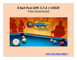 Here you can download the hacked 8 ball pool on android with a lot of money, the maximum level of the big radius of the ball, by clicking on the link. 8 Ball Pool 3 7 4 Apk Cheat Free Download