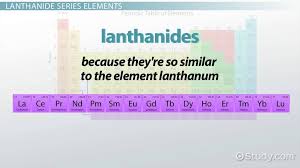 lanthanides series elements