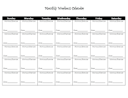 To Weekly Workout Schedule Template 12 Week Fitness Plan