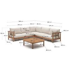 Sacova Outdoor Corner Sofa Set