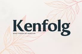 Made Kenfolg Serif Font Befonts Com