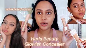 new huda beauty glowish concealer vs