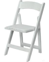 white wedding folding chair chair