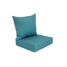 Turquoise Deep Seat Patio Chair Cushion