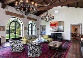 75 large brick floor living room ideas