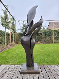Bronze Garden Sculpture Of An