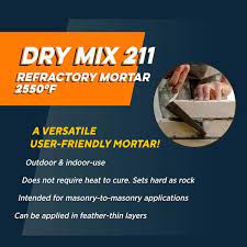 Dry Mix 211 Refractory Mortar Tub