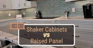 shaker cabinets vs raised panel