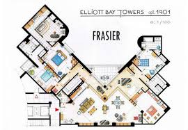 The Floor Plans Of Famous Tv Characters