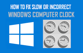 When your computer clock is off by exactly one or more hours, windows may simply be set to the wrong time zone. How To Fix Slow Or Incorrect Windows Computer Clock