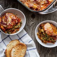 spinach and eggplant no noodle lasagna