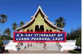 day itinerary of luang prabang laos