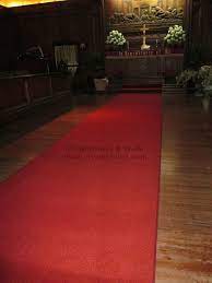 red broadloom carpet for the church