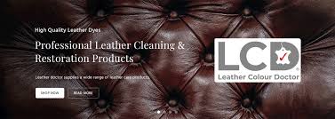 for faded worn leather sofa