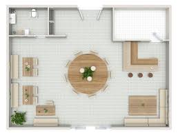 Organic Restaurant Floor Plan Layout