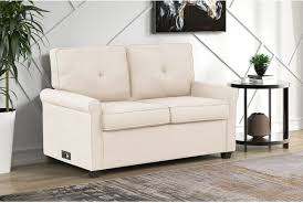 this loveseat sleeper sofa is on