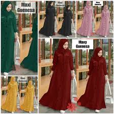 Insya allah jujur & amanah. Jual Setelan Gamis Wanita Muslim Gamis Maxi Dress Guenesa Jakarta Pusat Komunal Store Tokopedia