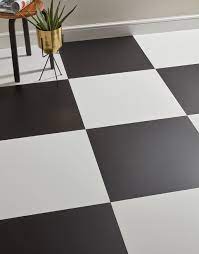 chequer tile white matt laminate