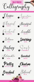 Calligraphy fonts that blend classic and contemporary strokes and embellishments.with styles ranging from soft, dreamy letterforms to the spiky handwriting of another era. Top 16 Free Calligraphy Fonts Hand Lettering In 2021