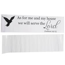 House We Will Serve The Lord Wall