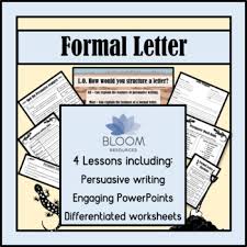 Formal letters may be written to institutions, government departments, business letters, etc. Formal Letter Writing 4 Lessons Suitable For Remote Learning