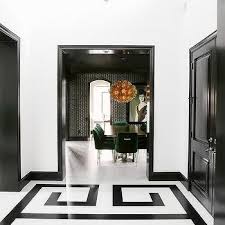 black and white floor tile design ideas