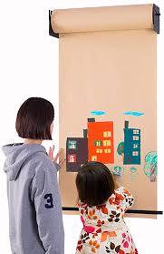 My wife likes to paint, and i like to make, thus we have an art room in our house. Amazon Com Hershii Wall Mounted Hanging Easel Novelty Kids Toy Adult Diy Drawing Note Kraft Paper Roll And Black Bracket Holder Home Decoration For Children Bedroom Artist Studio Living Room Study Cafe Shop