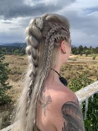 Viking haircut styles are often all about long, thick hair on top with short or shaved sides. Viking Hair Viking Hair Hair Styles Long Hair Styles