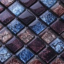 Glass Mosaic Tiles Patterns Crystal