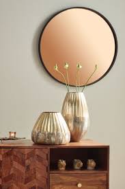 Copper Glass Wall Mirror