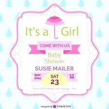 New Free Baby Shower Invitation Templates For Word Or By Flyer Girl