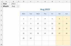 how to make an interactive calendar in